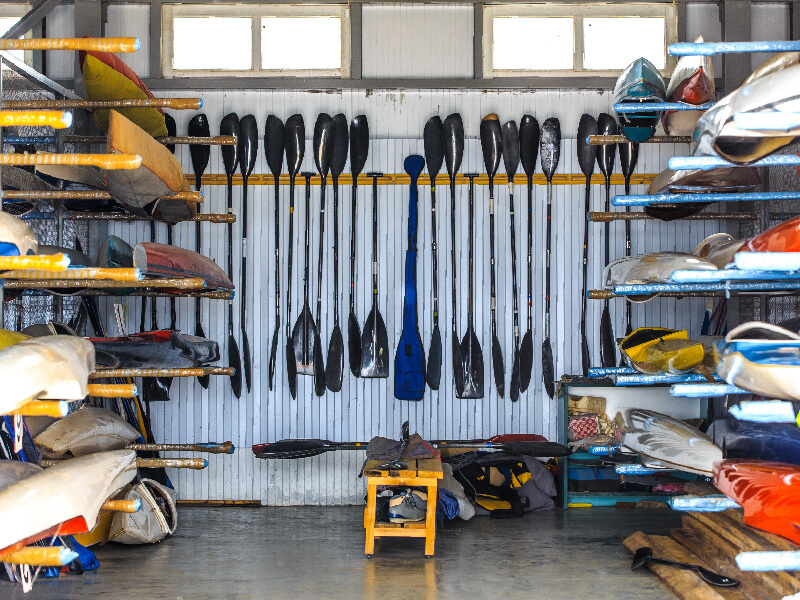 Kajak und SUP richtig lagern | zebrabox.ch